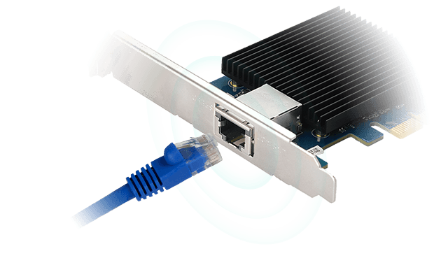 Asustor AS-T10G2 10GBase-T (RJ45) PCI-E Network Adapter Card - Image 2