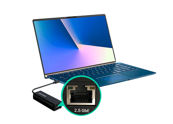 Asustor AS-U2.5G2 USB3.2 Type-C to 2.5GBASE-T Adapter (with USB-C to A Adapter) - Image 4