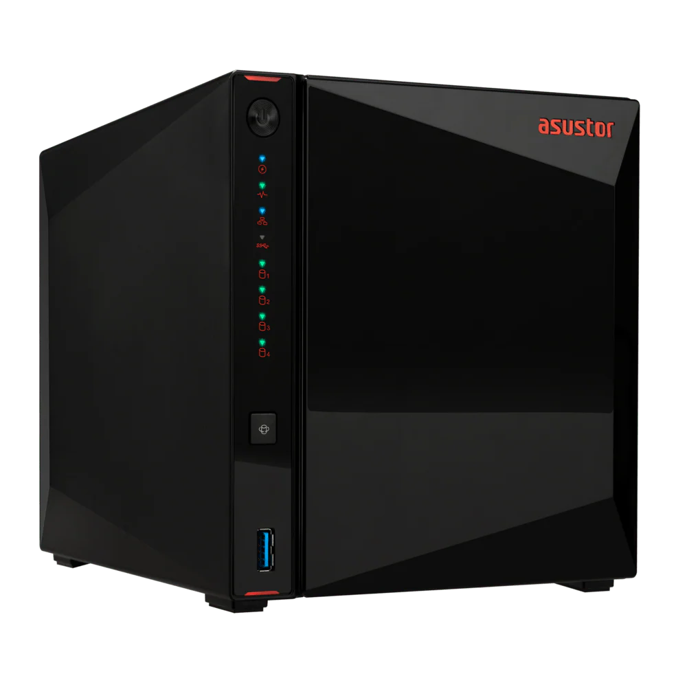Asustor AS5404T 4-Bay 4 NVMe SSD Dual 2.5GbE HDMI Tower NAS