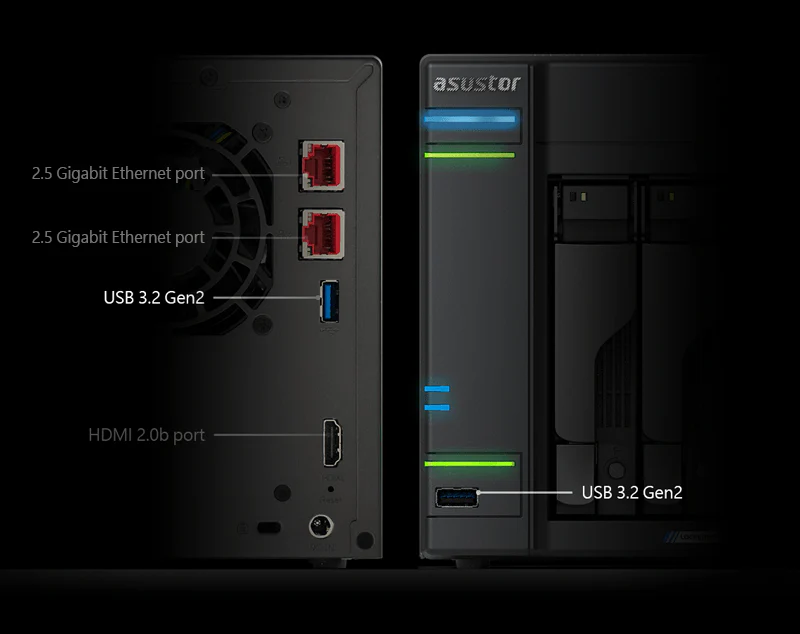 Asustor AS6704T LockerStor 4 Gen2 4-Bay Tower NAS - Image 7