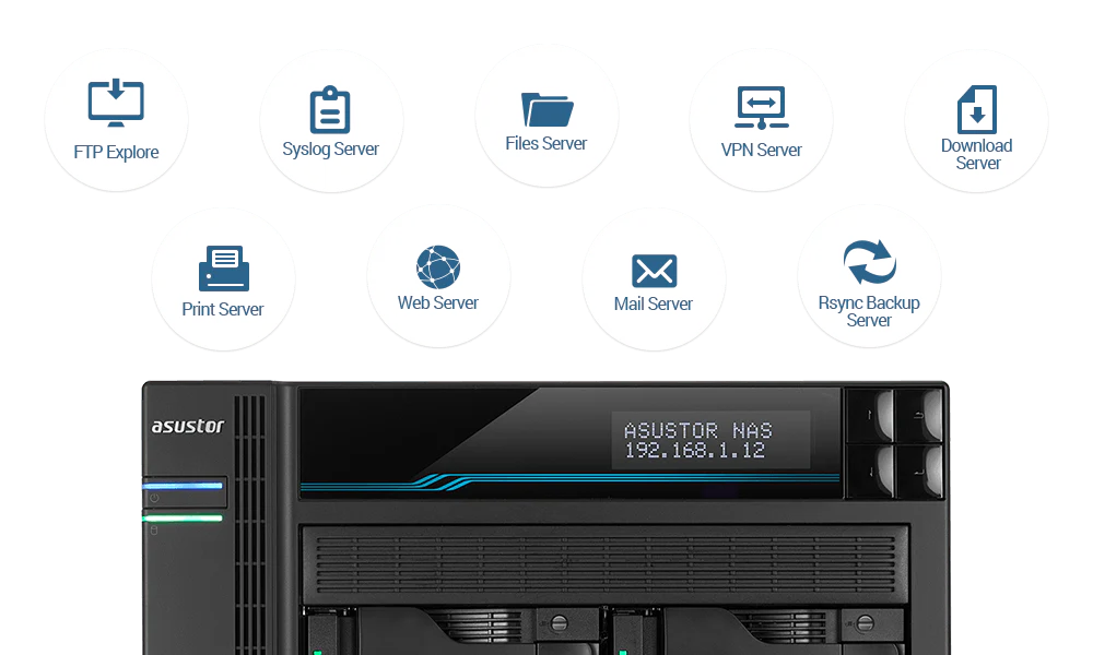 Asustor AS7110T LockerStor 10 Pro 10-Bay Tower NAS - Image 12