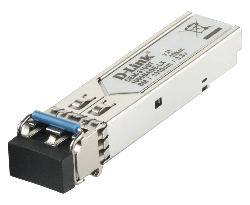 D-Link DEM-310GT 1000BASE-LX Single-Mode 10 Km LC SFP Transceiver