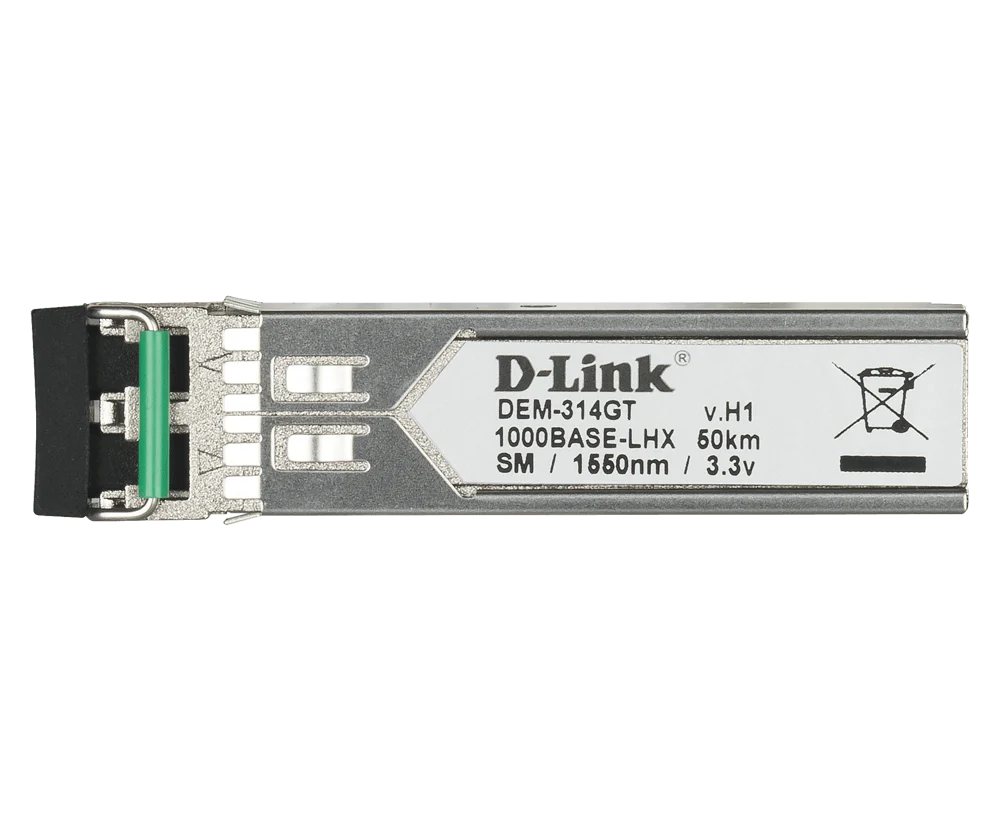 D-Link DEM-314GT SFP 1000BASE-LX Single-Mode 50 Km SFP Transceiver - Image 2