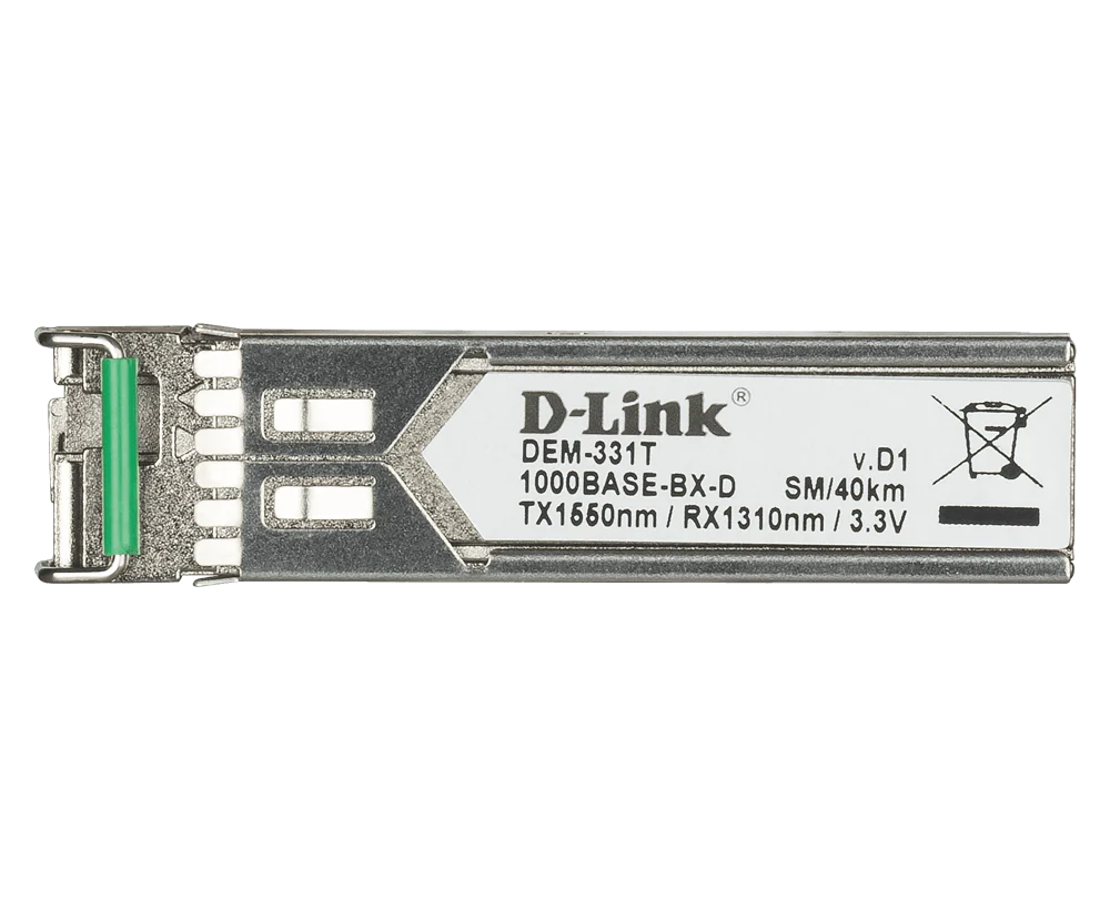 D-Link DEM-330R Gigabit WDM (BiDi) Single-Mode 10 Km SFP Transceiver - Image 2