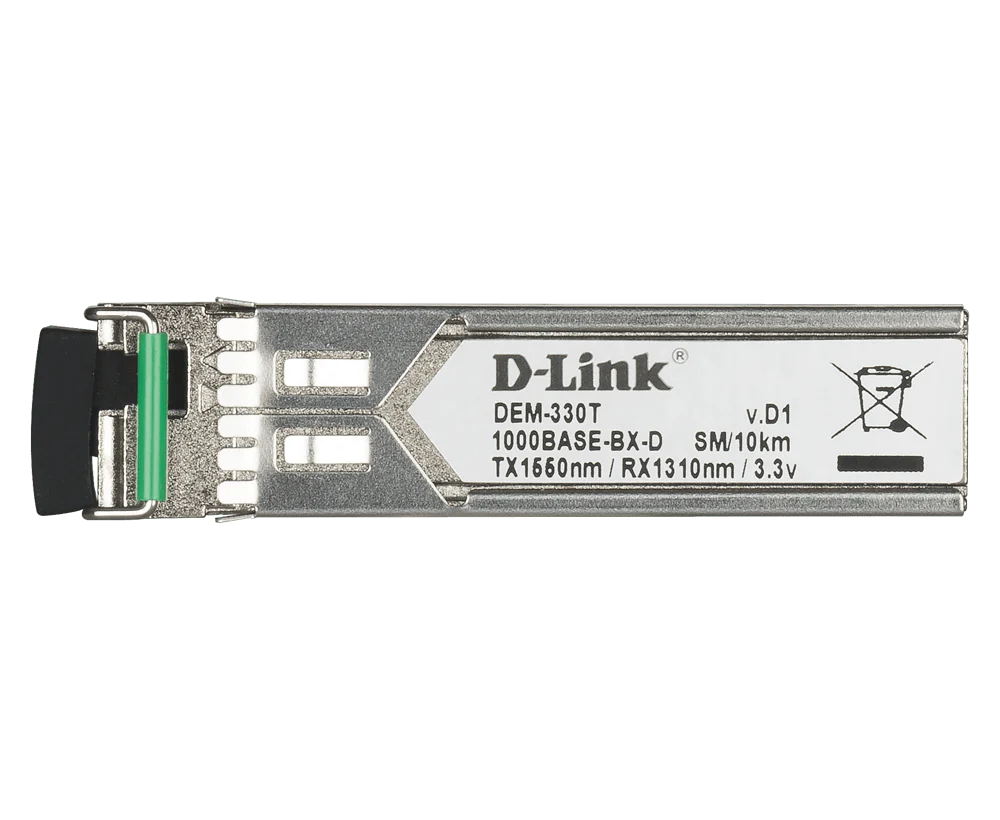 D-Link DEM-330T Gigabit WDM (BiDi) Single-Mode 10 Km SFP Transceiver - Image 2