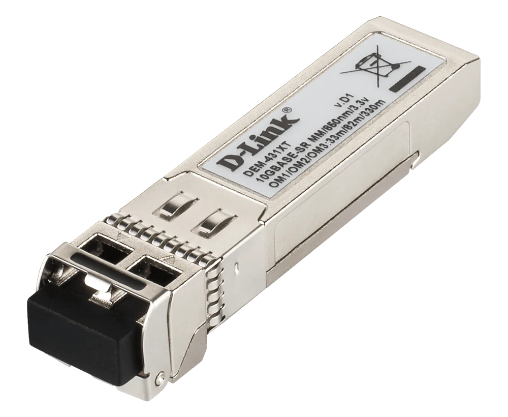 D-Link DEM-431XT 10GBASE-SR SFP+ Multi-Mode Transceiver (300m)