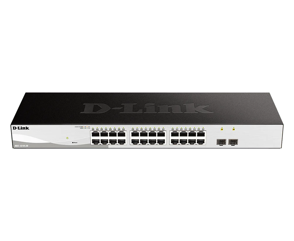 D-Link DGS-1210-26 24-Port Gigabit Smart Managed Switch with SFP