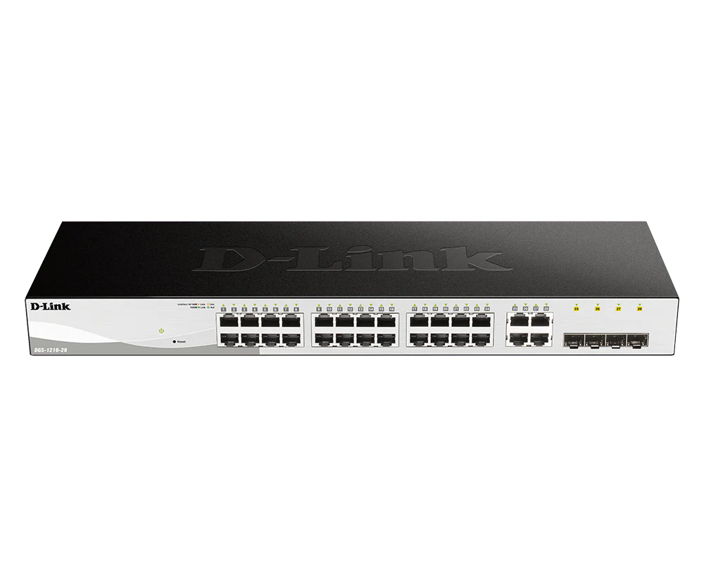 D-Link DGS-1210-28 24-Port Gigabit Smart Managed Switch with SFP