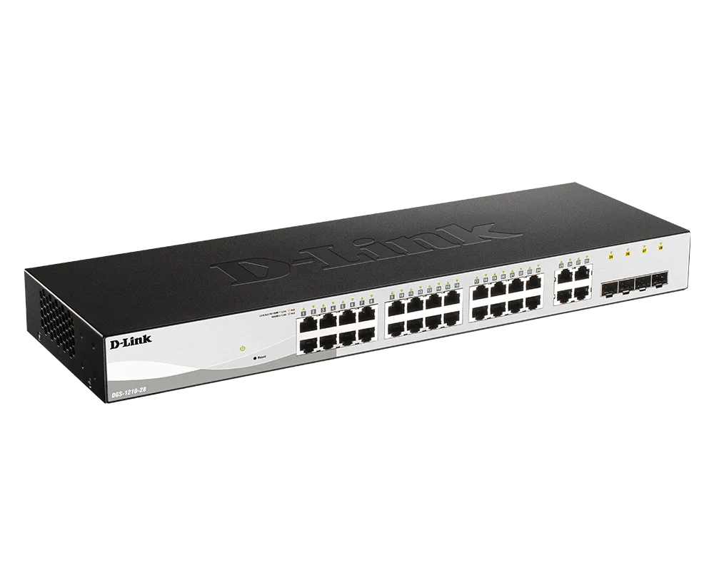 D-Link DGS-1210-28 24-Port Gigabit Smart Managed Switch with SFP - Image 2
