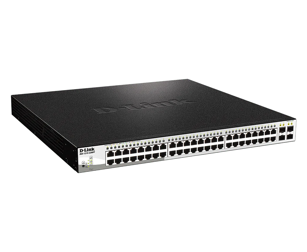 D-Link DGS-1210-52MPP 52-Port Gigabit Smart Managed PoE Layer 2+ Switch - Image 2