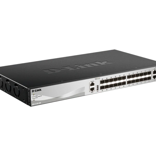 D-Link DGS-3130-30S 30-Port SFP+ Gigabit L3 Lite Stackable Managed Switch with 6-Port 10G