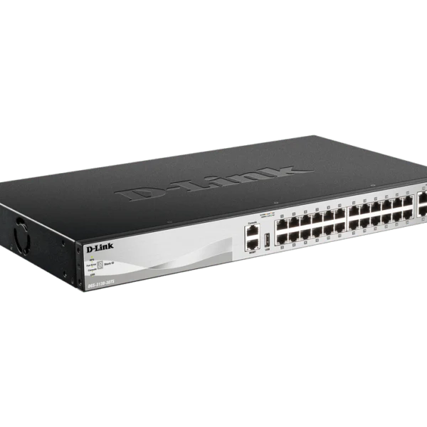 D-Link DGS-3130-30TS 30-Port Gigabit L3 Lite Stackable Managed Switch with 6-Port 10G