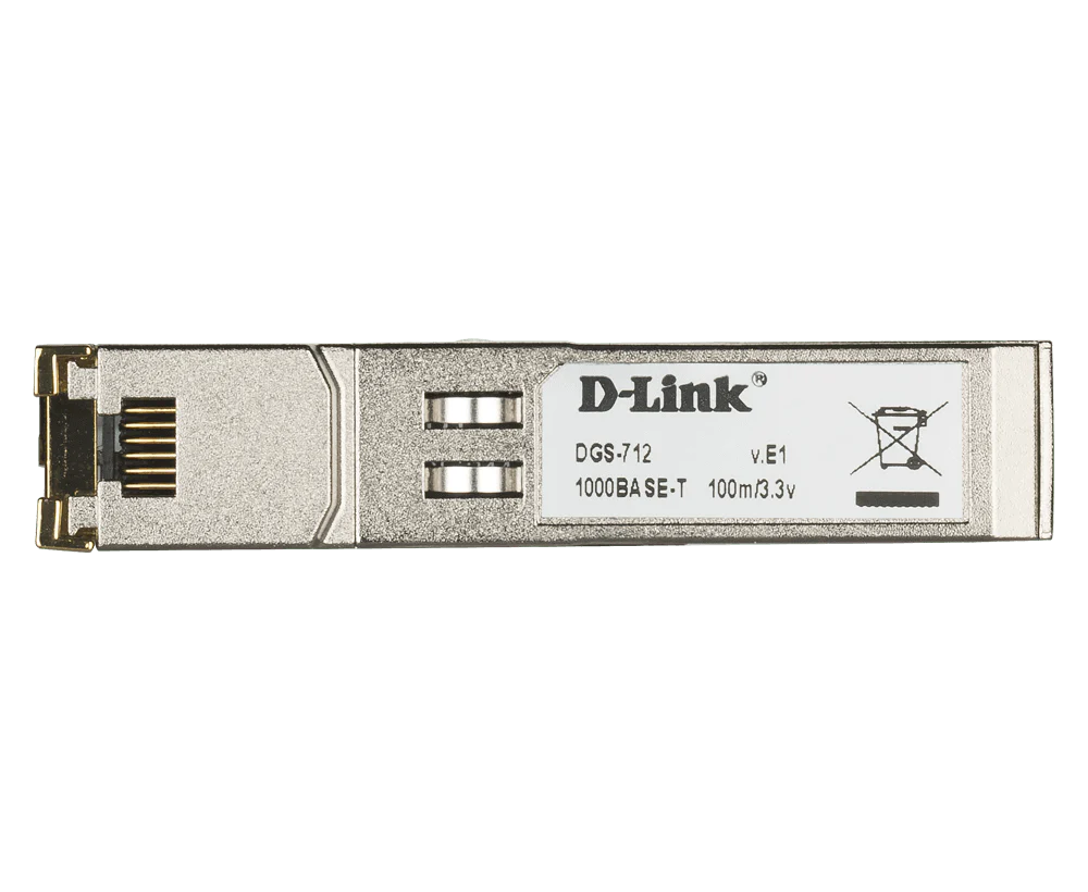 D-Link DGS-712 1000Base-T Copper SFP Transceiver - Image 2
