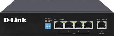 D-Link DGS-F1005P-E 5-Port Gigabit 250m Long Range PoE Switch