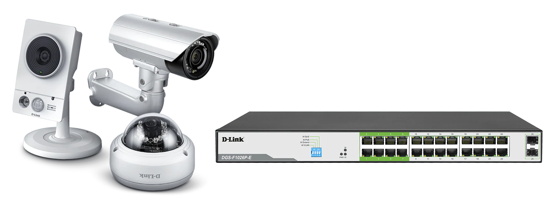 D-Link DGS-F1026P-E 24-Port Gigabit 250m Long Range PoE Switch - Image 6