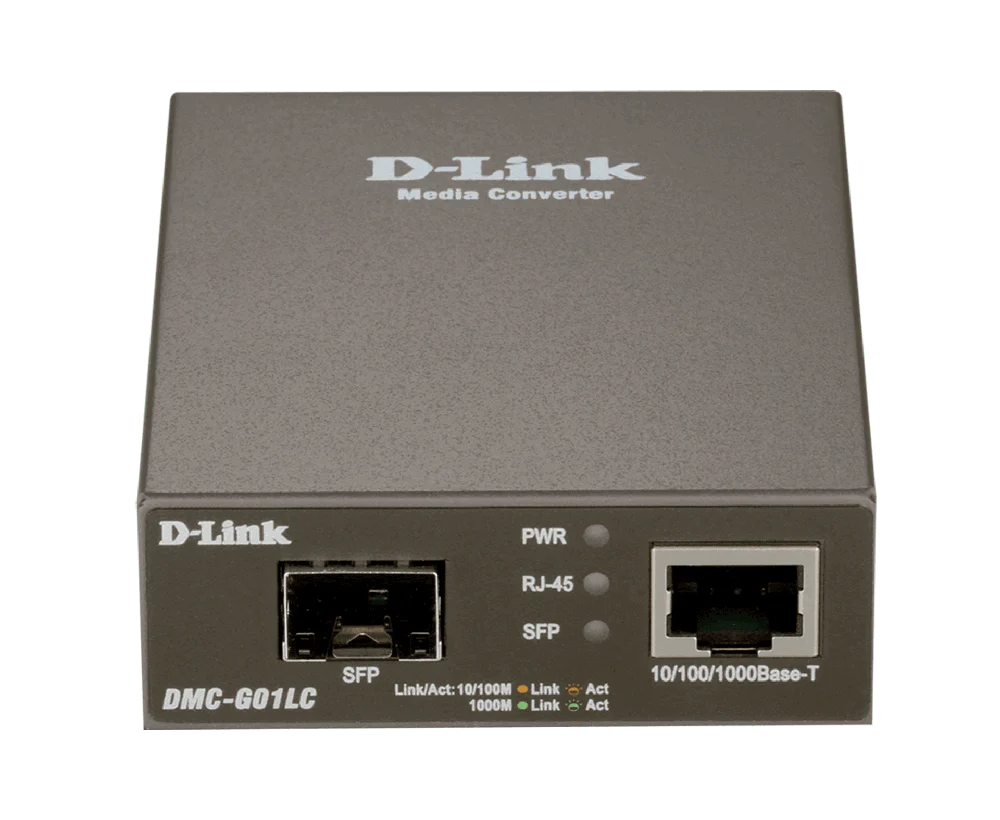 D-Link DMC-G01LC 1000BaseT to SFP Standalone Media Converter - Image 2