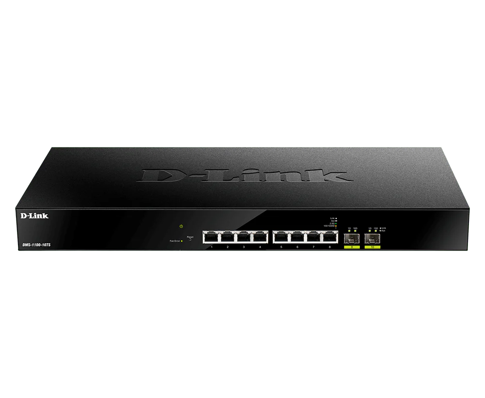 D-Link DMS-1100-10TS 10-Port 2.5G Smart Managed Switches
