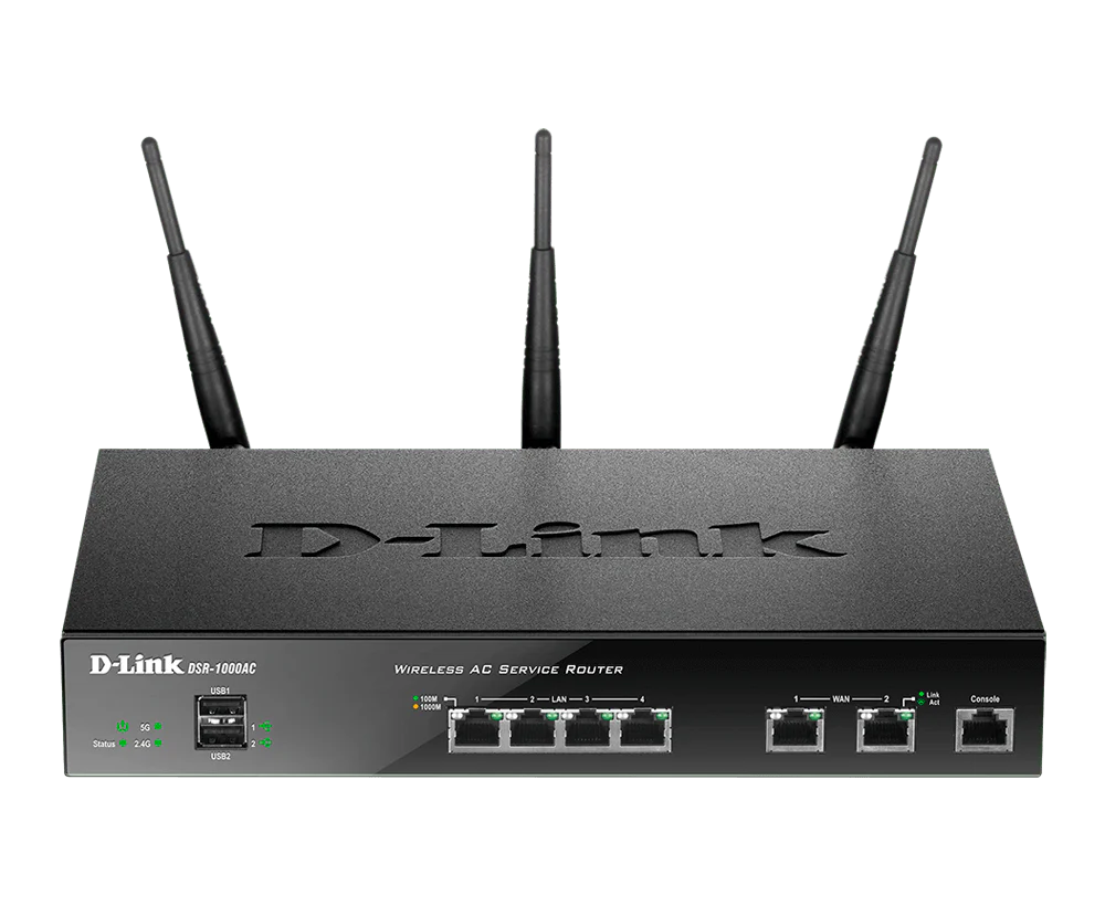D-Link DSR-1000AC Wireless AC Unified Services VPN Router