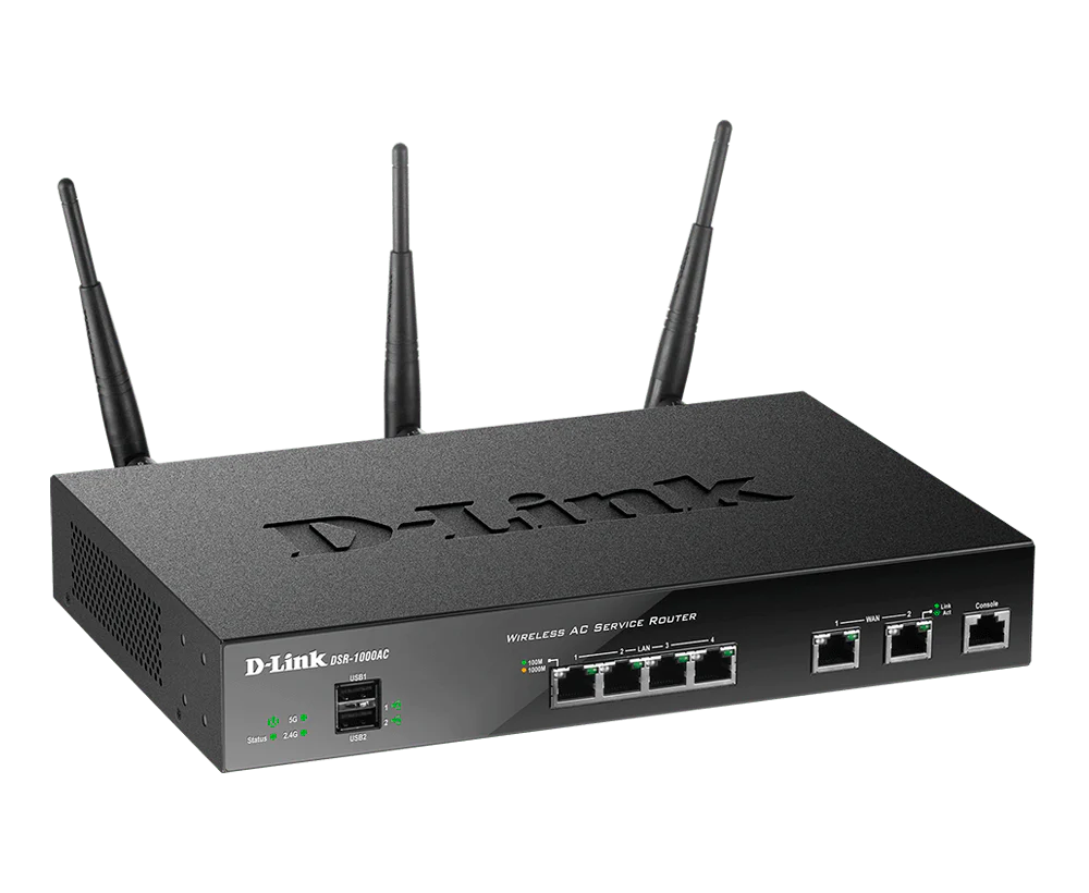 D-Link DSR-1000AC Wireless AC Unified Services VPN Router - Image 2