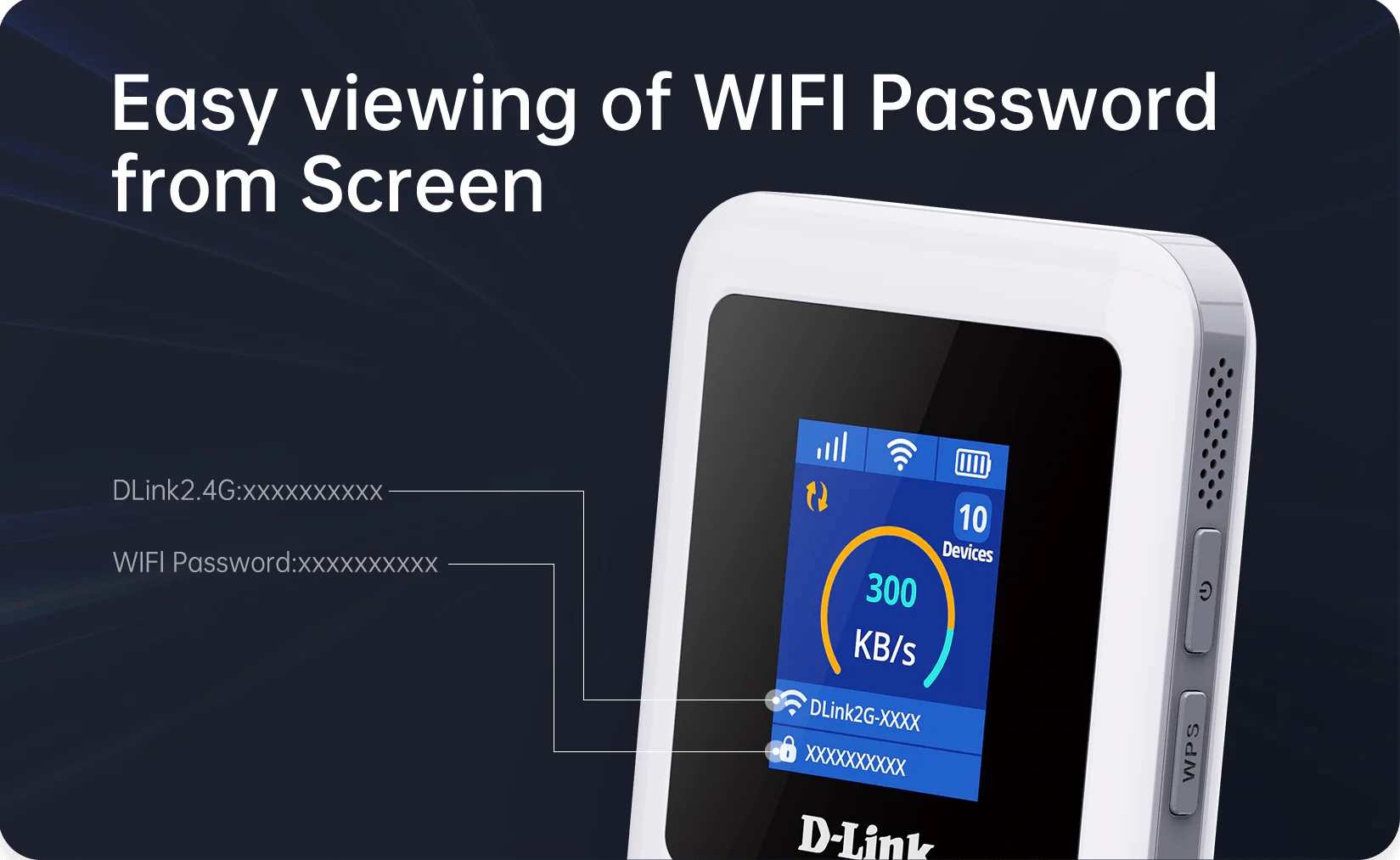 D-Link DWR-940M 4G LTE Wi-Fi 6 Portable Mobile Router - Image 8