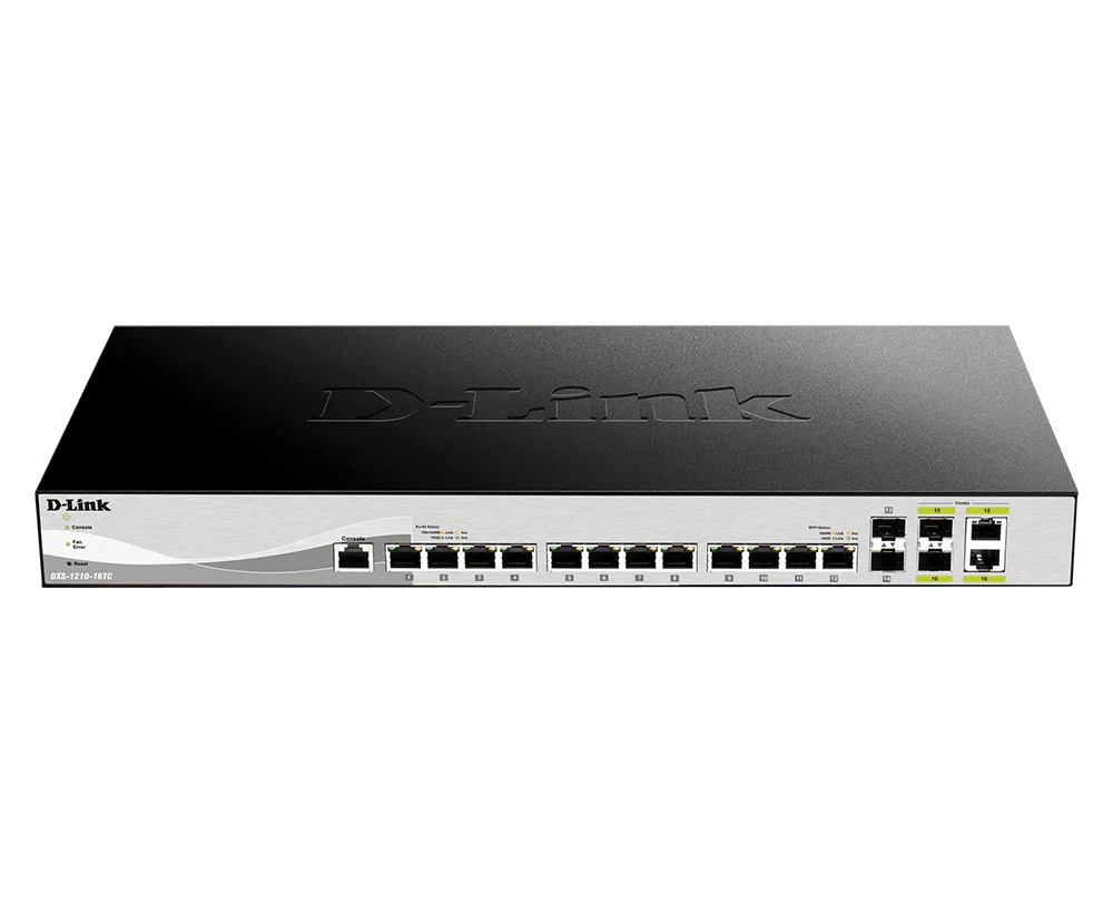 D-Link DXS-1210-16TC 16-Port 10G Smart Managed Switch