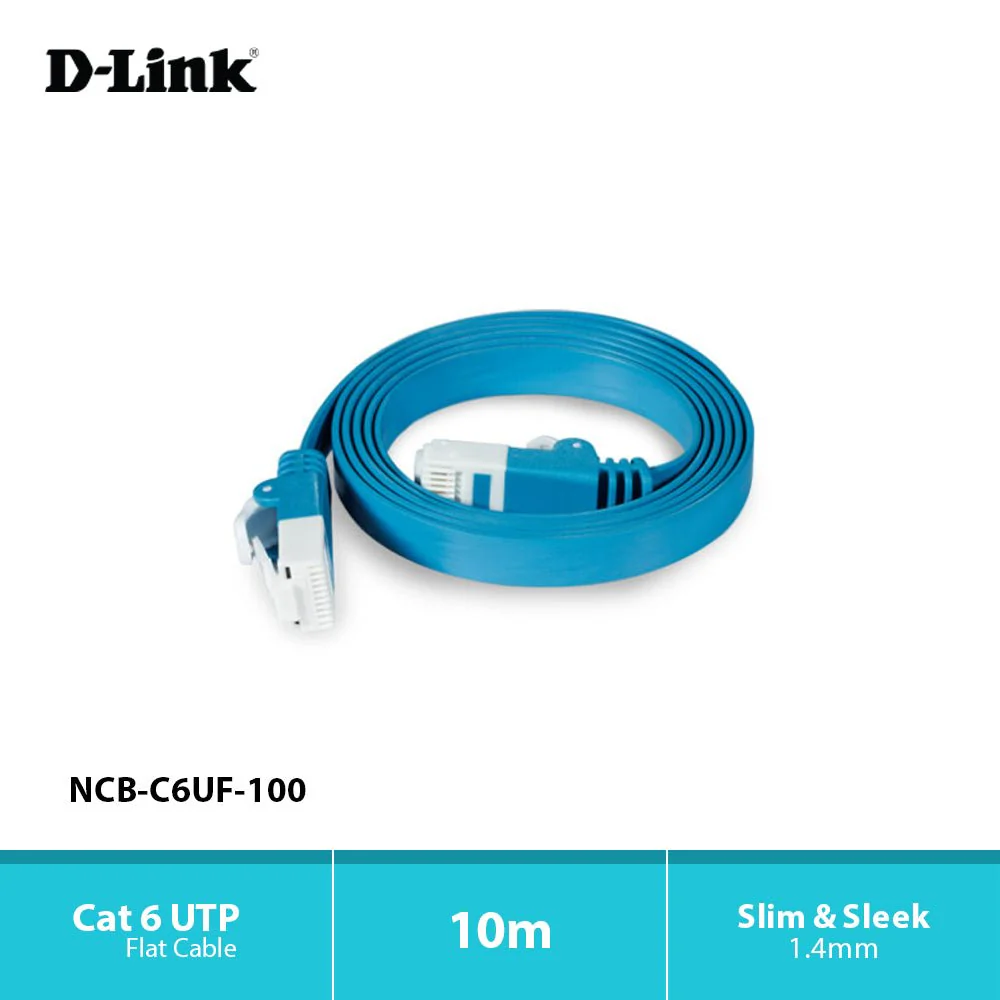 D-Link NCB-C6UP Cat 6 Cable 1/2.5/5/10/100Gbps Patch Cord - Image 9