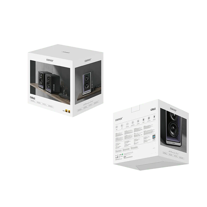 Edifier QR65 70W RMS Desktop Active Monitor USB and Bluetooth Speaker with GaN Charger - Image 13