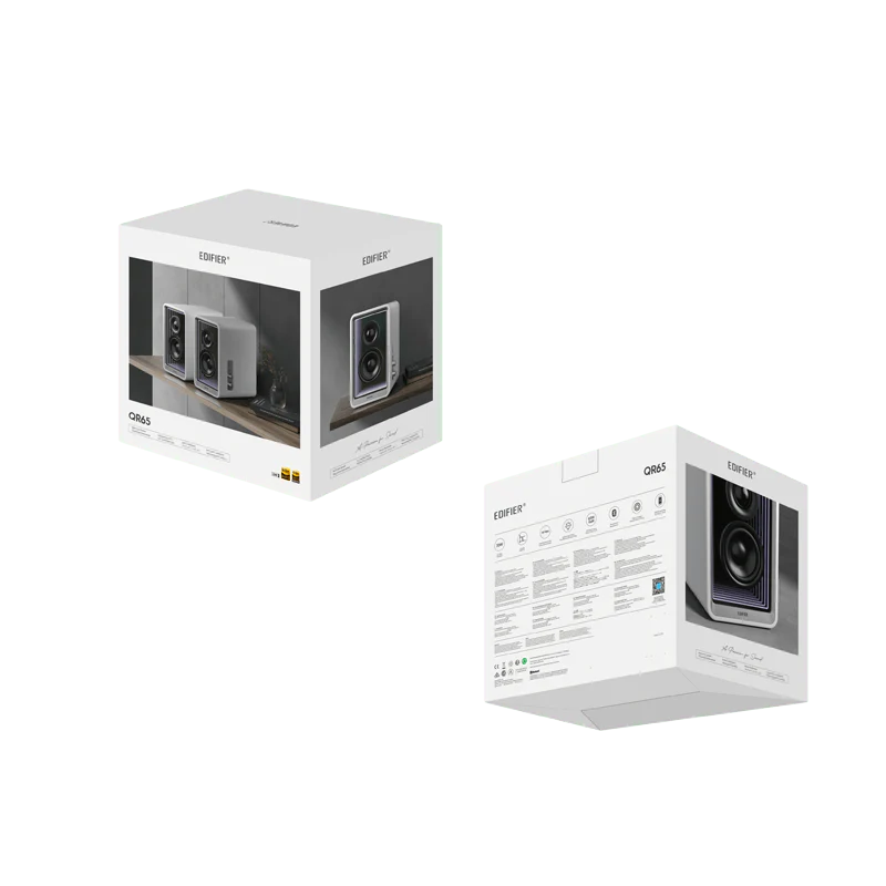 Edifier QR65 70W RMS Desktop Active Monitor USB and Bluetooth Speaker with GaN Charger - Image 6