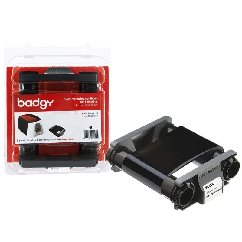 Evolis Badgy200 Black Monochrome K Ribbon - Image 3