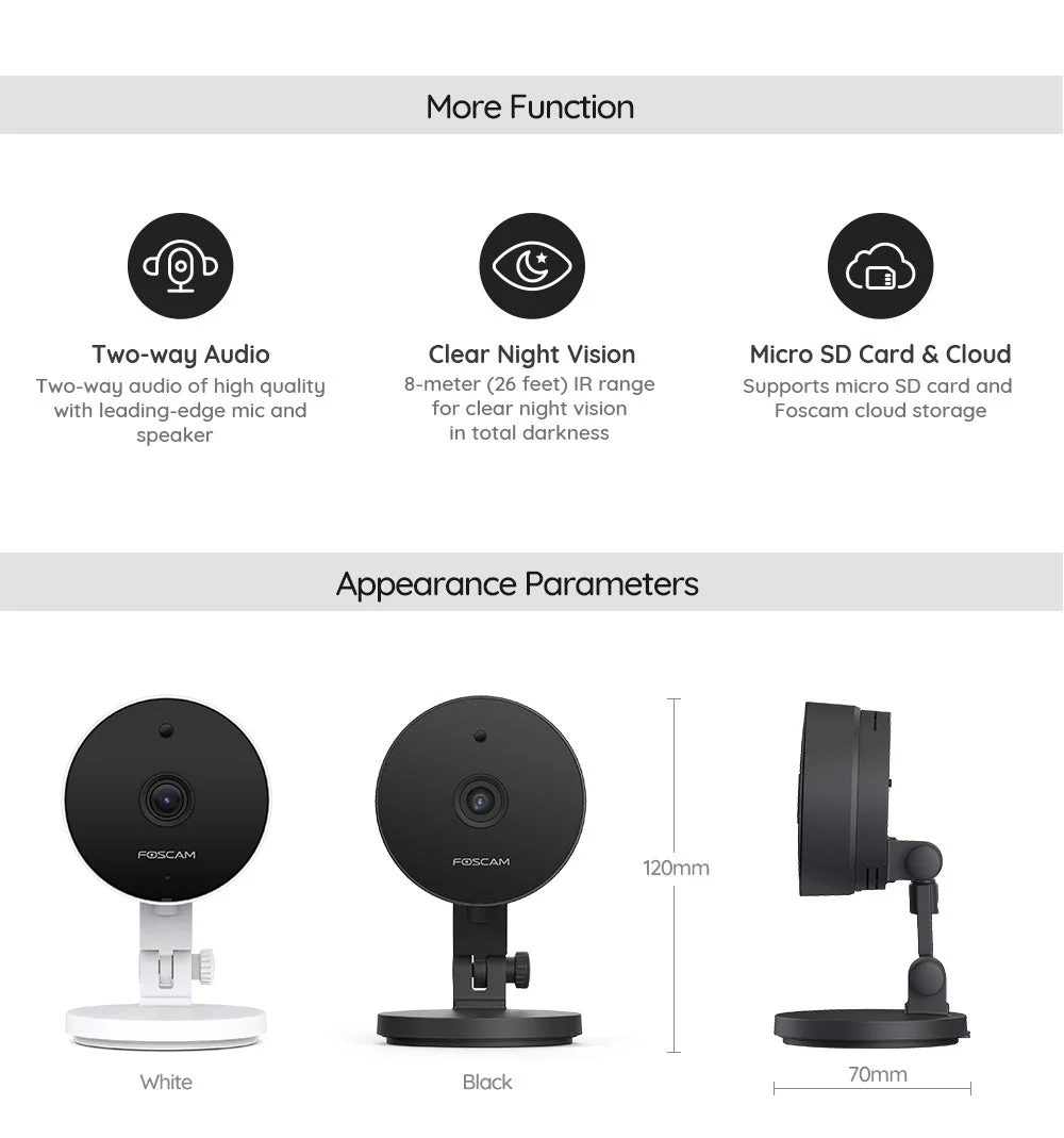 Foscam C5M 5MP 3K Dual-Band WiFi IP Camera with AI Human Detection - Image 7