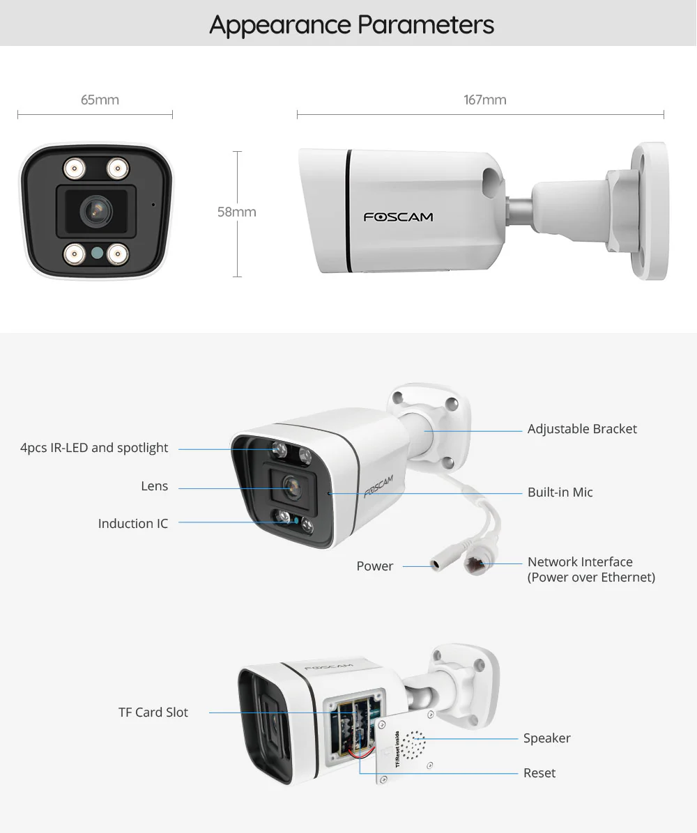 Foscam FN9108E-B4 8-Channel 5MP POE NVR Kits with Bullet Cameras - Image 11
