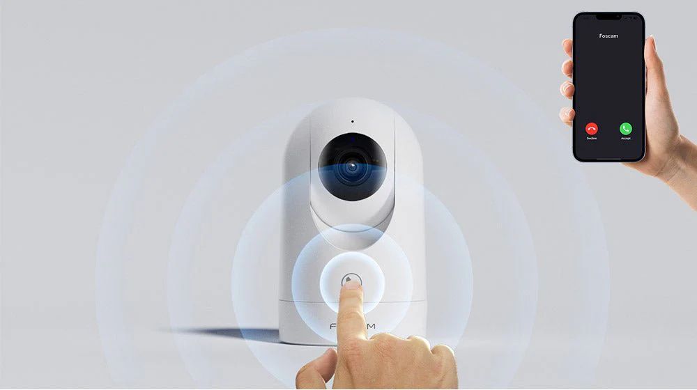 Foscam R8M 8MP 4K Smart AI 360° Auto tracking PTZ WiFi IP Camera - Image 10