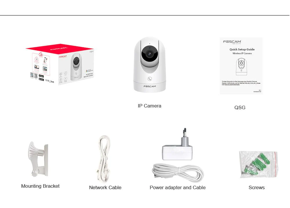 Foscam R8M 8MP 4K Smart AI 360° Auto tracking PTZ WiFi IP Camera - Image 7