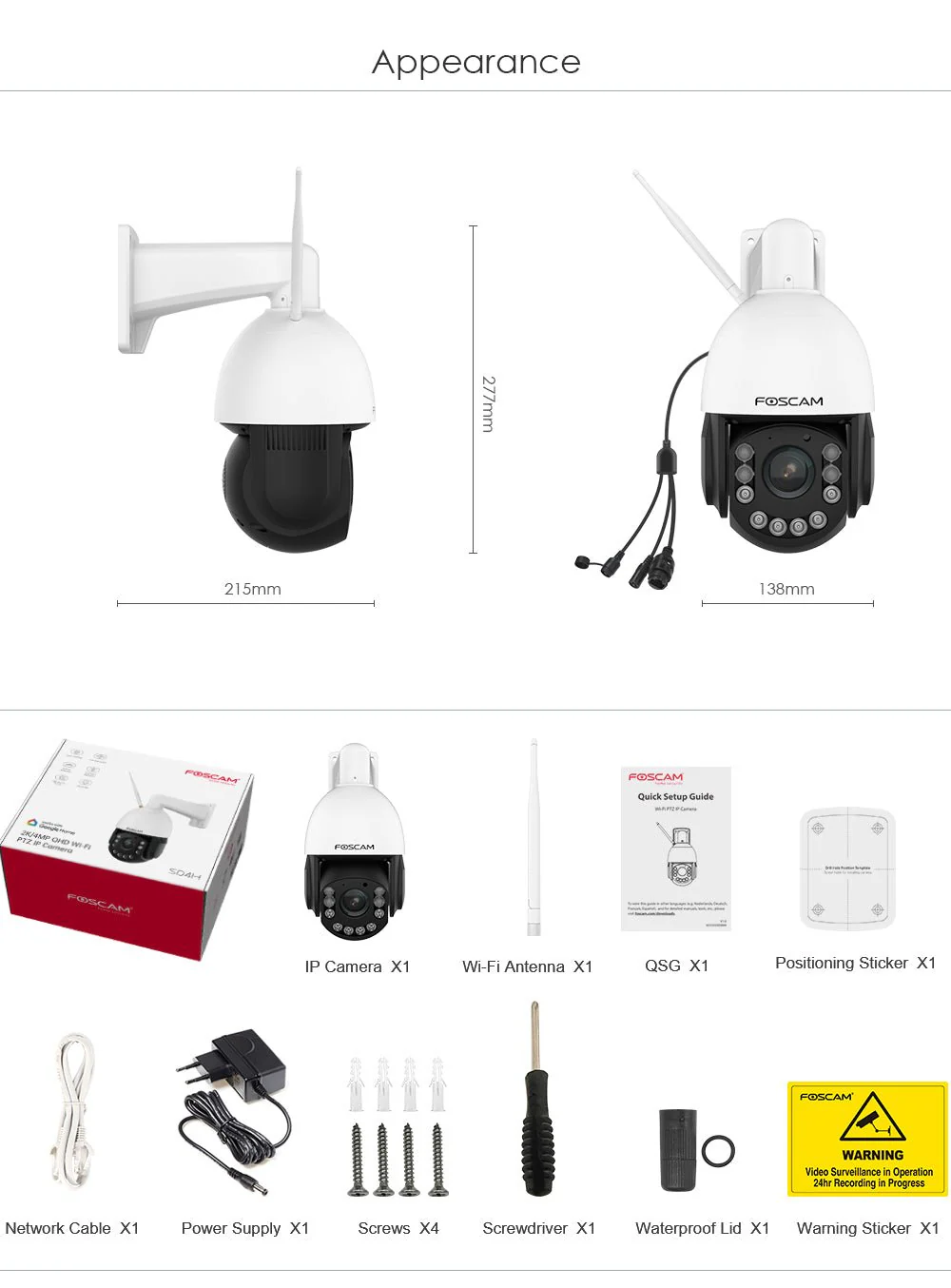 Foscam SD4H 4MP 2K 18x Optical Dual-Band Wi-Fi PTZ Camera - Image 8