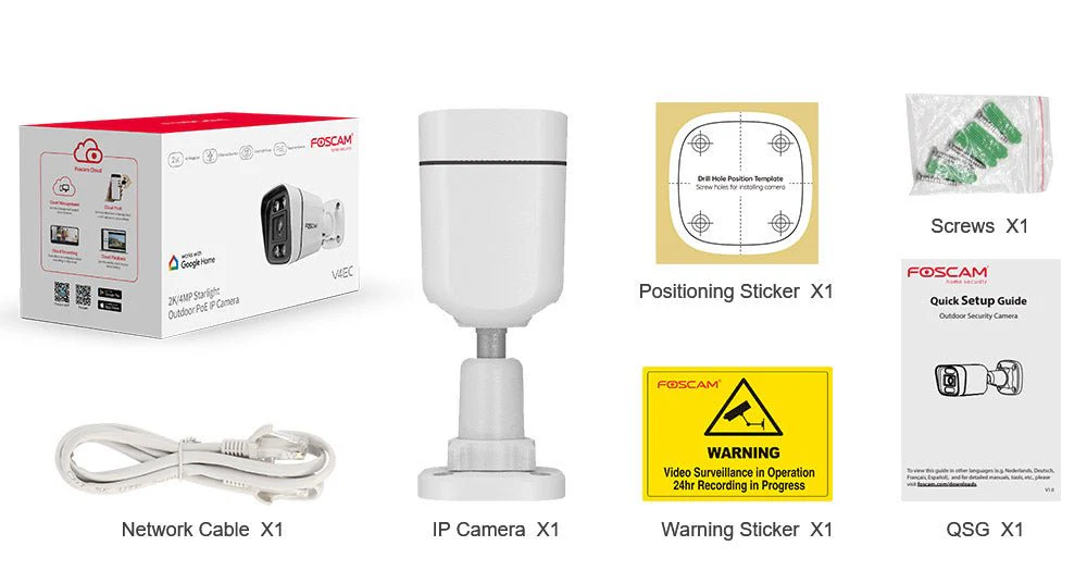 Foscam V4EC 4MP QHD Starlight POE IP Bullet Camera - Image 18