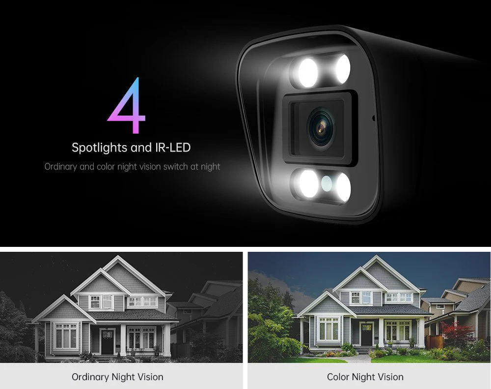 Foscam V4EC 4MP QHD Starlight POE IP Bullet Camera - Image 8