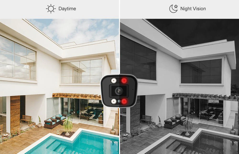 Foscam V5EP 5MP QHD POE IP Bullet Camera with Sound and Light Alarm - Image 10