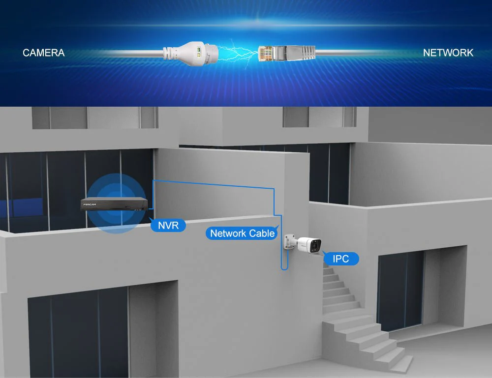 Foscam V5EP 5MP QHD POE IP Bullet Camera with Sound and Light Alarm - Image 11