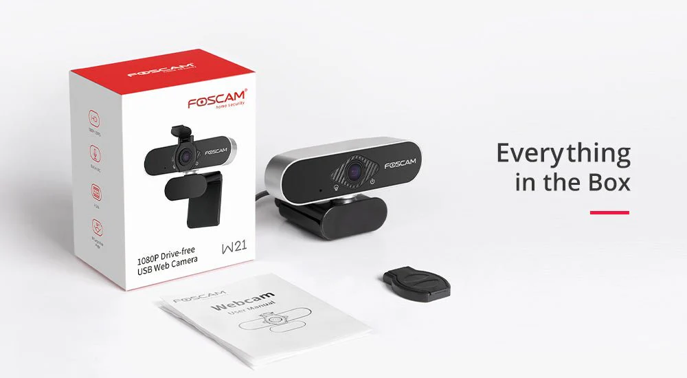 Foscam W21 1080P USB Webcam with Mic - Image 4