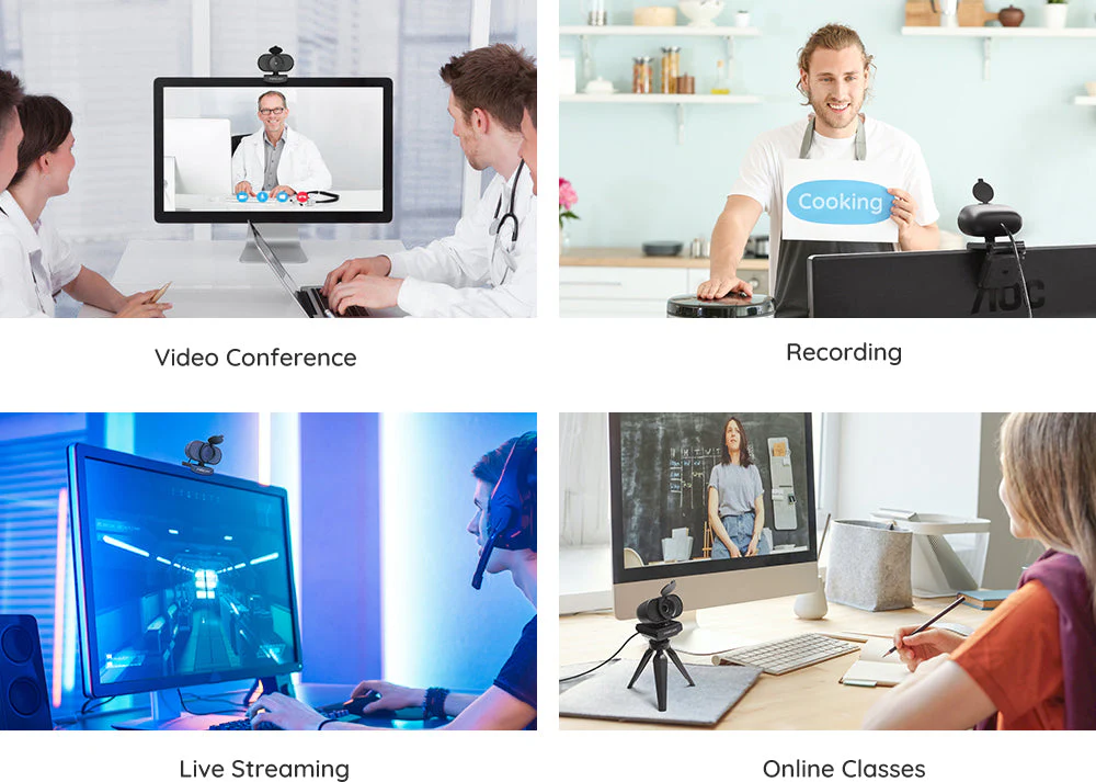Foscam W41 4MP USB Webcam with Mic - Image 19