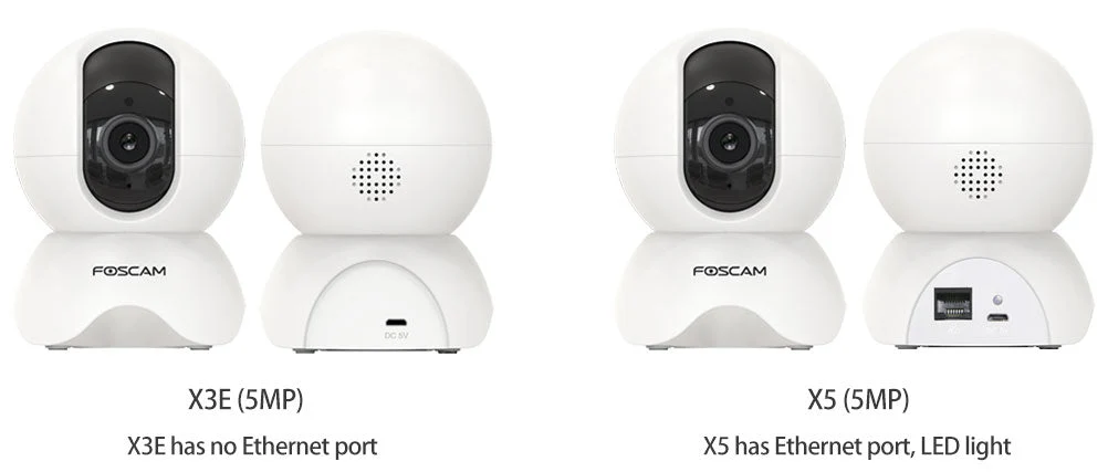 Foscam X5 5MP QHD PTZ AI Human Detection WiFi IP Camera - Image 11