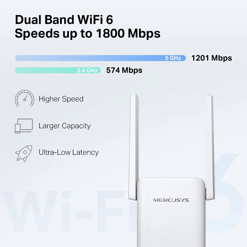 Mercusys ME70X AX1800 Wi-Fi 6 Range Extender - Image 4
