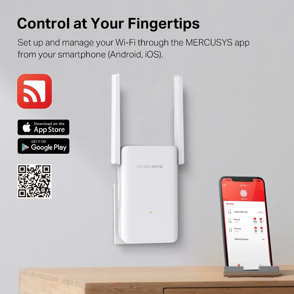 Mercusys ME70X AX1800 Wi-Fi 6 Range Extender - Image 7