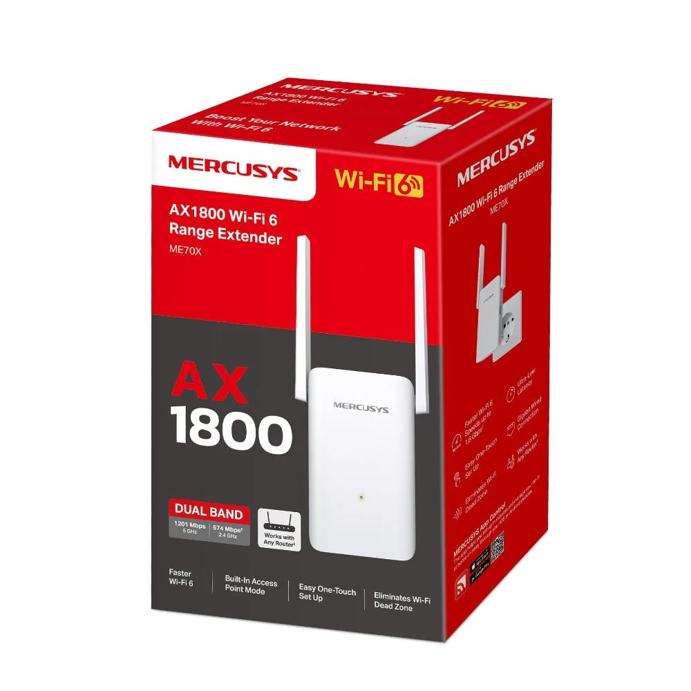 Mercusys ME70X AX1800 Wi-Fi 6 Range Extender - Image 8