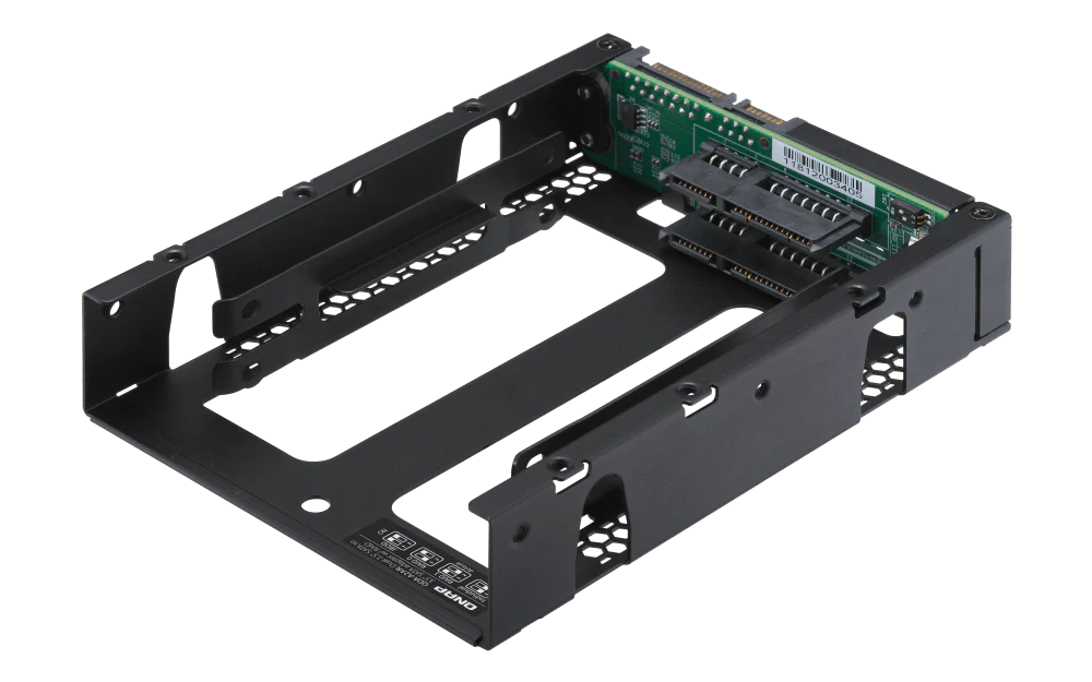 QNAP QDA-A2AR Two 2.5-inch SATA Drives in 3.5-inch SATA Drive Bay with RAID Support - Image 6