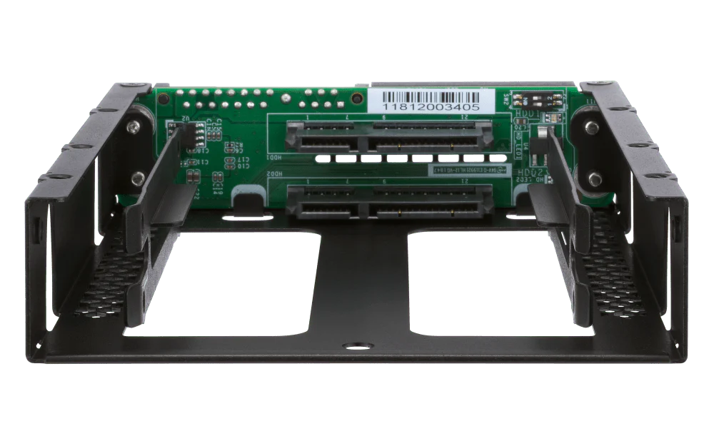 QNAP QDA-A2AR Two 2.5-inch SATA Drives in 3.5-inch SATA Drive Bay with RAID Support - Image 7