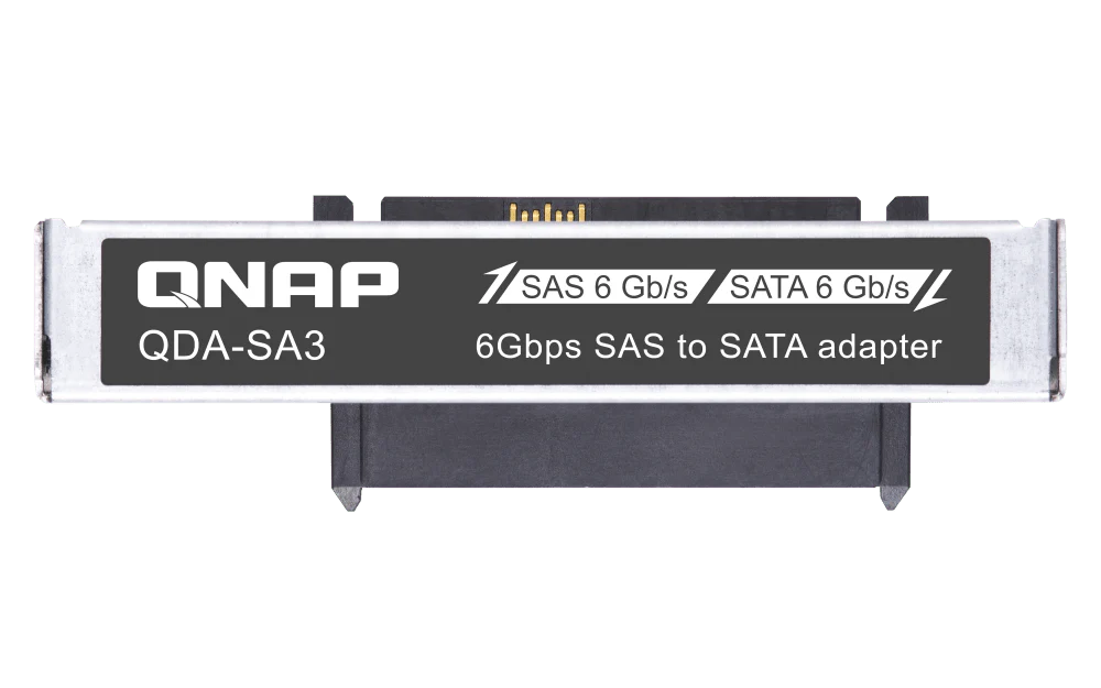 QNAP QDA-SA3 2.5-inch 6Gbps SAS to SATA Drive Adapter - Image 5