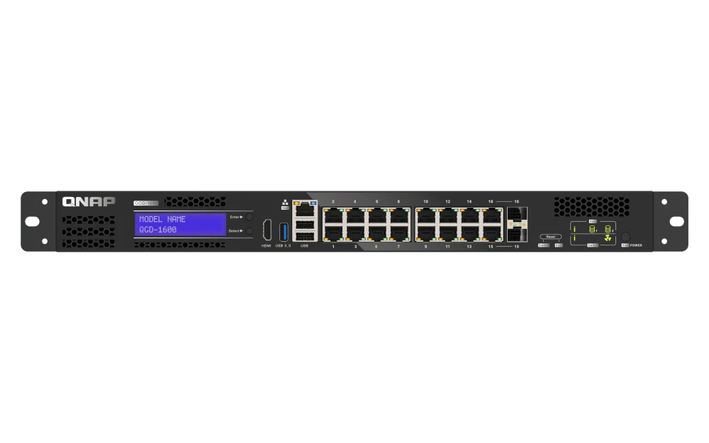 QNAP QGD-1600 16-Port Gigabit Virtualization Switch