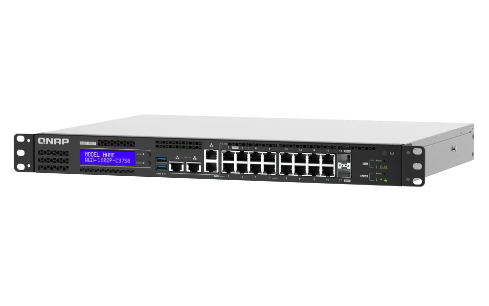 QNAP QGD-1602P 18-Port 10Gbe Virtualization POE++ Switch - Image 5
