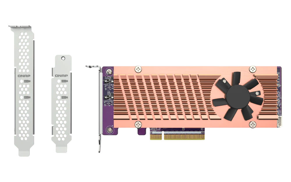 QNAP QM2-2P-384A Dual M.2 PCIe NVMe SSD Card